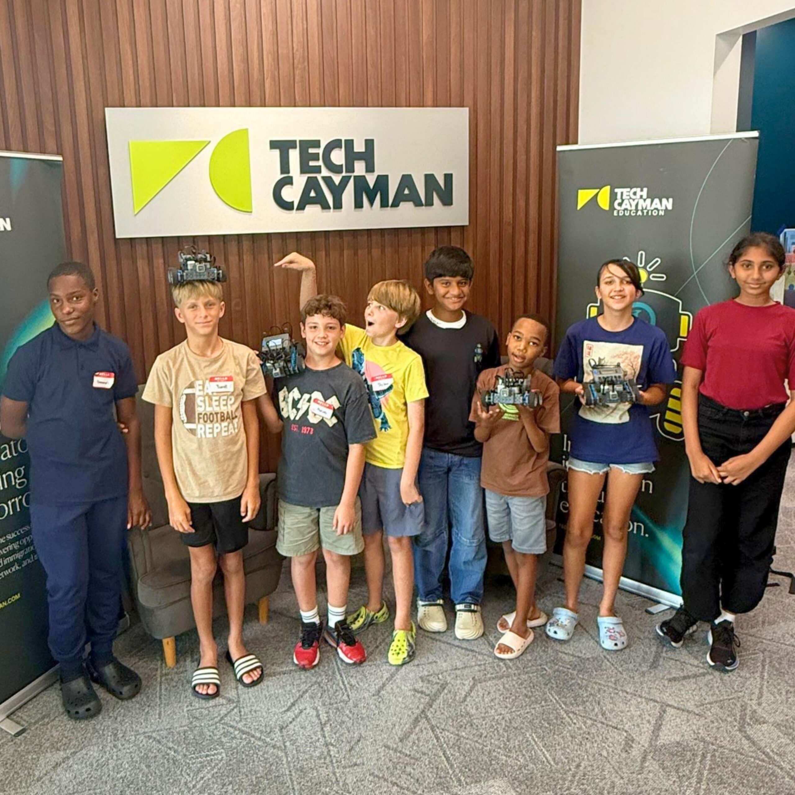 TechCayman Robotics Camp Students 2026